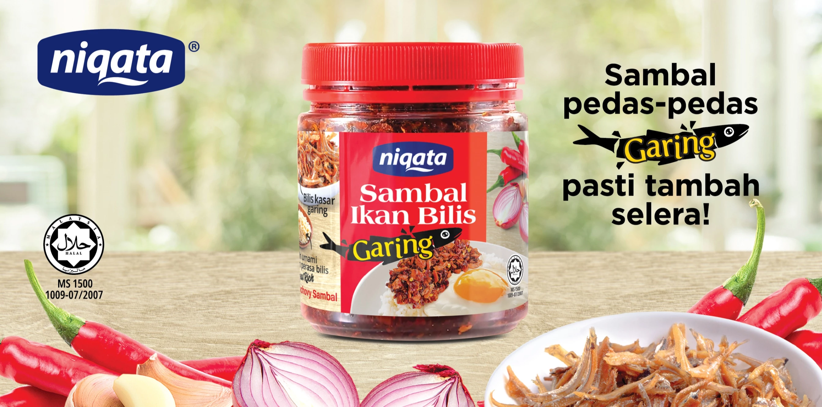 Niqata Sambal Ikan Bilis Garing banner
