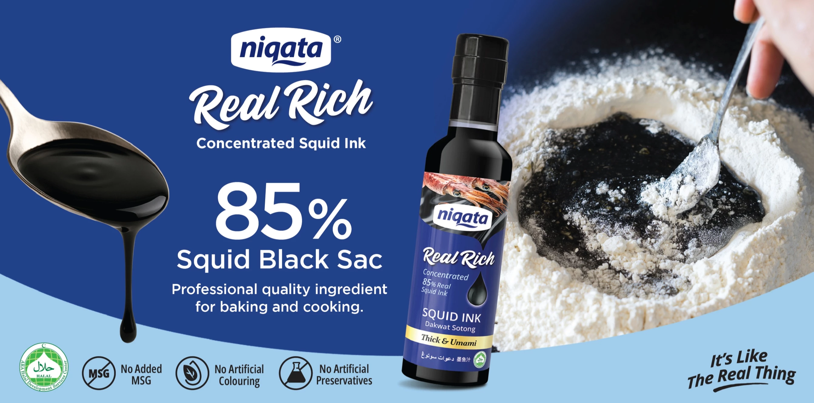 Niqata Real Rich Concentrated Squid Ink banner